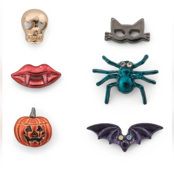 Betsey Johnson Jewelry - Betsey Johnson Halloween Mismatch 3 Pairs Stud Earrimg